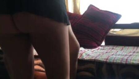 Culona de tinder me coje en el sillón