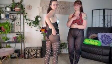 Trying on sexy lingerie with my girlfriend! Extended softcore YouTube video