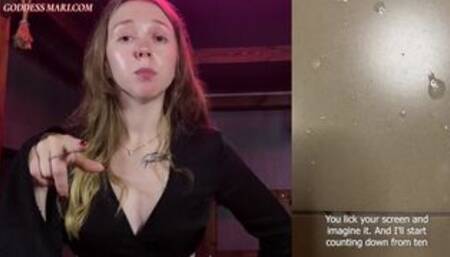 I don't give a spit about you! Spit Fetish JOI and humiliating tasks (Trailer)