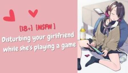 [F4M] [ASMR] Disturbing your girlfriend while she's playing a game