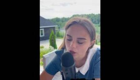 Schoolgirl got overexcited ASMR