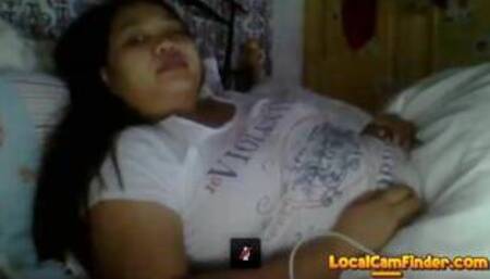 Skype chubby filipino boobs webcam