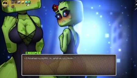 Minecraft Horny Craft - Part 6 - A Really Hot Creeper Babe By LoveSkySanHentai