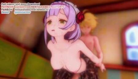 Noelle Genshin Impact 3D HENTAI Animation Remake Shortver