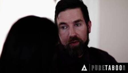 PURE TABOO Gold Digger Anna De Ville Does Everything To Keep Her Boyfriend's Stepfather Quiet