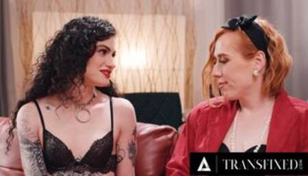 TRANSFIXED - Shiri Allwood Gives Every Inch Of Her Trans Cock To Co-Star Lydia Black!