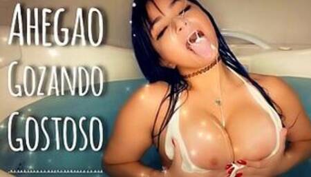 SEXY LATINA BIG BOOBS Latin teen Orgasm in bathtub