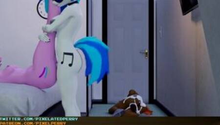 MLP Futanari Sex with female and male【Hentai 3D】