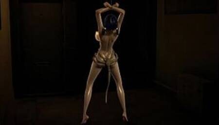 Lady Bug with big tits breeded by an alien