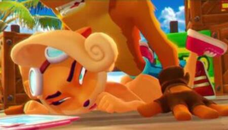 Crash Bandicoot Getting Some Ass
