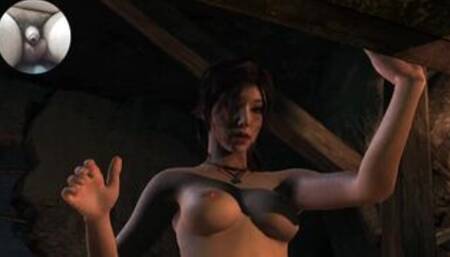 TOMB RAIDER NUDE EDITION COCK CAM GAMEPLAY #14