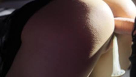 Hubby Fucks Used Condom inside Her Pussy