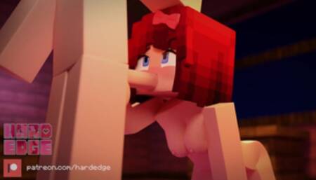 Minecraft Porn Scarlett Blowjob Animation (by HardEdges)