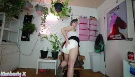 Diaper girl Jerk-off instructions