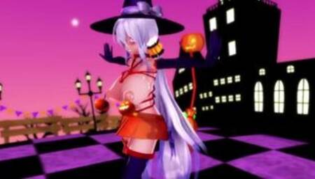 【MMD】Slut and Happy Halloween【R-18】