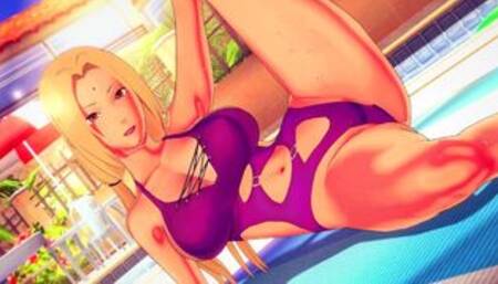 Lady Tsunade Teaches the Sexjutsu to Naruto with Many Creampies - Anime Hentai 3d Compilation