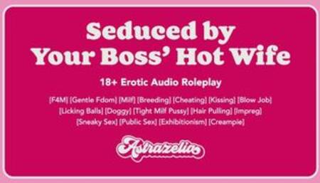 [Erotic Audio] Seduced by Your Boss’ Hot Wife [Gentle Fdom] [Milf] [Breeding] [Cheating]