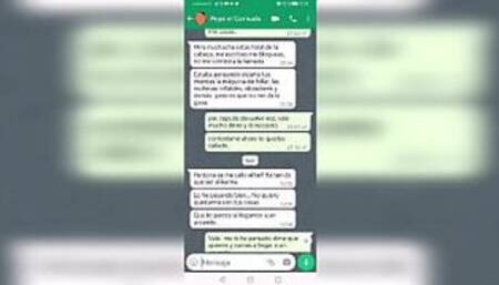 Conversation with my ex - boyfriend on WhatsApp and we ended up fucking