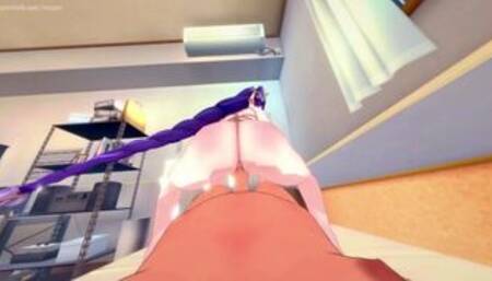 ⭐ Genshin Impact: Raiden Shogun Sex with a Beautiful Girl. (3D Hentai)