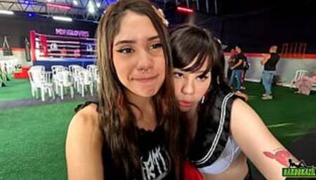 Boxing event with pornstar and TikTok celebrities and youtubers - Bluezao - Leo Ogro - Fernanda Chocolatte - Casal Dna - Nicole Brazil - Kine Chan - Camila Prado