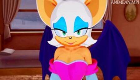 SONIC THE HEDGEDOG ROUGE THE BAT HENTAI 3D UNCENSORED