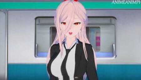 Fucking Power from Chainsaw Man Until Creampie - Anime Hentai 3d Uncensored