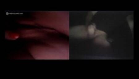 Грудастая русская студентка показала свои большие сиськи и мокрую дырочку в чат рулетке.