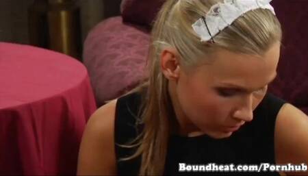 Serving Mistress and Licking her Feet