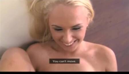 FakeAgent Blonde Amateur has Tight Asshole!