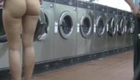 Helena Price - College Campus Laundry Flashing While Washing My Clothing!