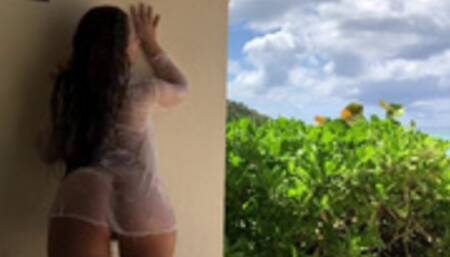 Dani Daniels Public Beach Shower Solo