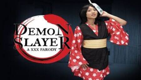 Fuck Session With Asian Teen Mai Thai as MAKOMO from DEMON SLAYER VR Porn