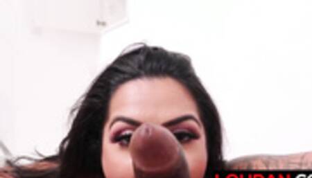 Loupanxxx - Brunette Taking Cum In The Ass_001