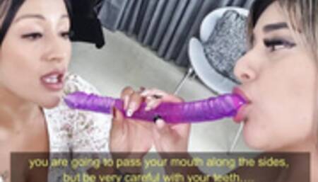 Naty Delgado & Mariana Martix - Pequeña Virgen De 18 Años Seducida Por Su Tetona Madrastra