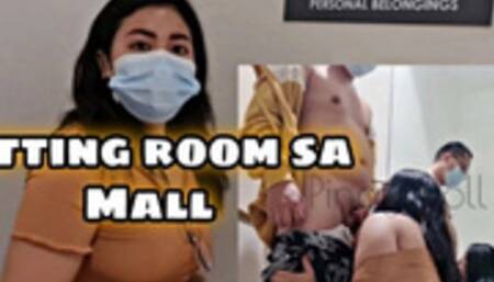 Kakaba Kantutan sa Fitting Room Ng Mall Dami Tao- Risky Sex in Public  Mall Fitting room