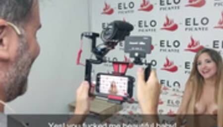 Behind the Scenes of DivinaMaruuu's thresome Porn Video in Elo Podcast's Spicy Room
