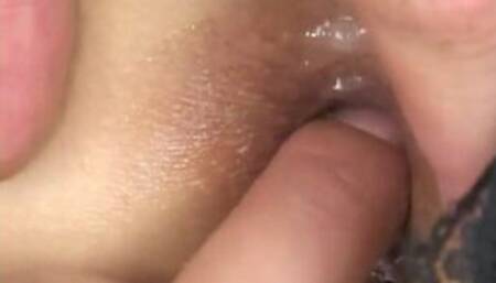 Hot Japanese Babe with rounded Ass Masturbating using Dildo and Fingering