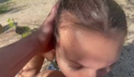 Blowjob in the spain forest))))