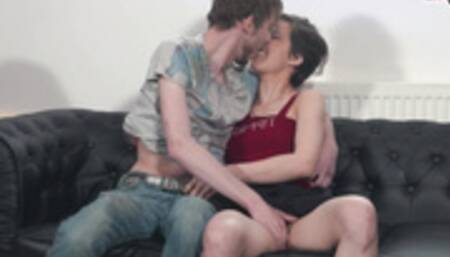 disabled girl make first time amateur couple casting