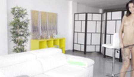 FirstAnalQuest - Young Brunette Gets Assfucking - Anna