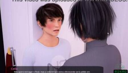 [Gameplay] Milfy City ep 21 Professor Celia found out and I had to suck her!!!