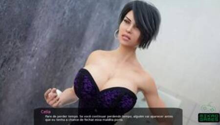 [Gameplay] Milfy City ep 22 Chupando professora Celia no Banheiro