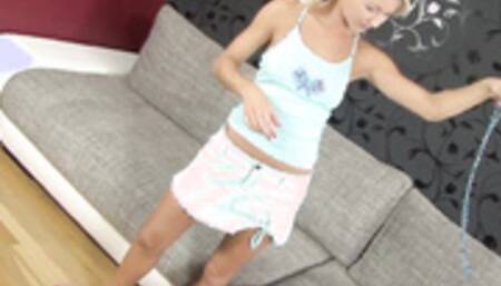 Anneli - Karups - Turquoise Dress on Couch