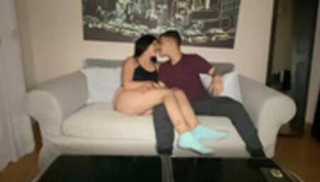 I invited a friend over to watch a movie, but we got horny and plans changed