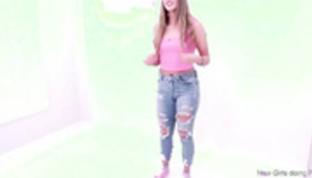 Charming teen gets big cock in her pussy