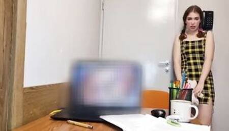WetSchoolGirl - Barely 18 wants to be pregnant with Dad