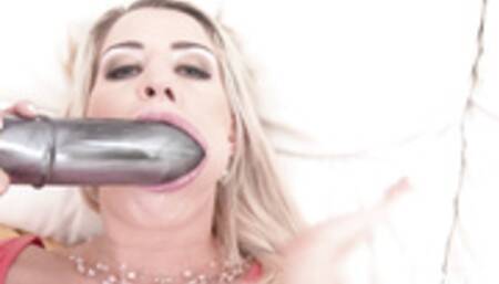 Blonde slut Sienna Day double anal training with DVP & DP SZ1833