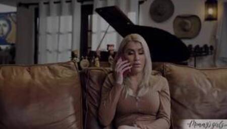 Busty MILF stepmom confronts stepdaughter