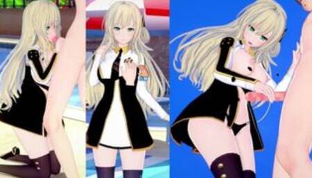 【エロゲーコイカツ！】遊戯王 閃刀姫-レイ3DCG巨乳アニメ動画[Hentai Game Koikatsu!sunshine YuGiOh! Sky Striker Ace-Raye]