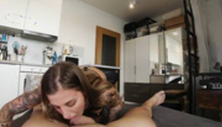 Hot twin loves it deep